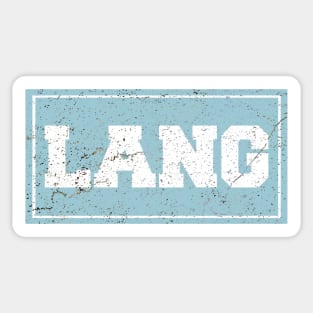 Old Lang Sign Sticker